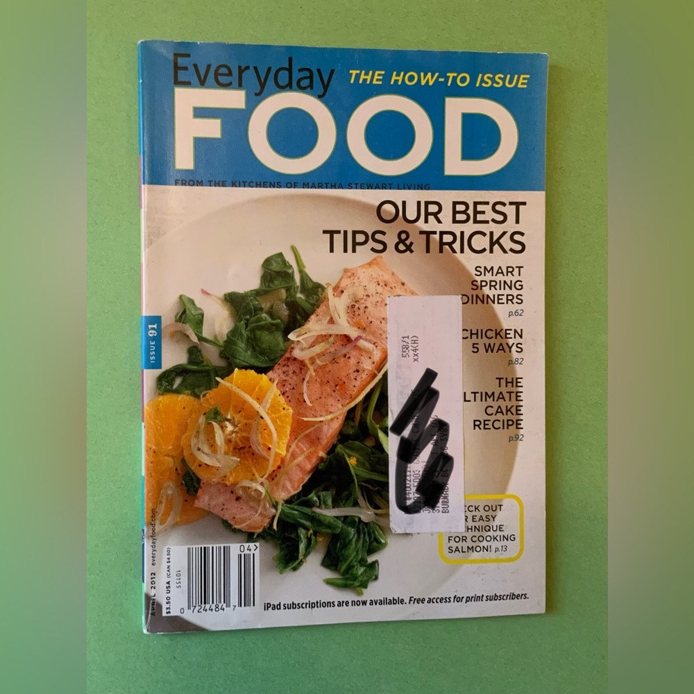 Martha Stewart Everyday Food Magazine with Blue and Red Cover - Picture 9 of 10